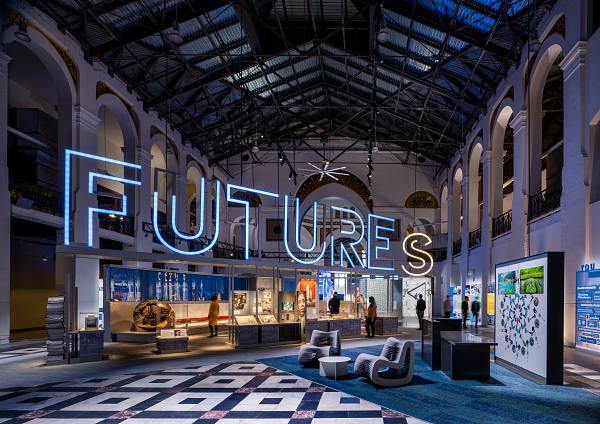 The Smithsonian FUTURES exhibition hall